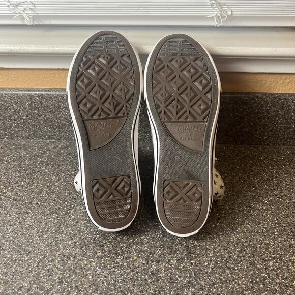 Converse All Star Hi Top Women 8 Multicolor Star Canvas Sneaker Lace Up Junior 6 - Picture 10 of 11